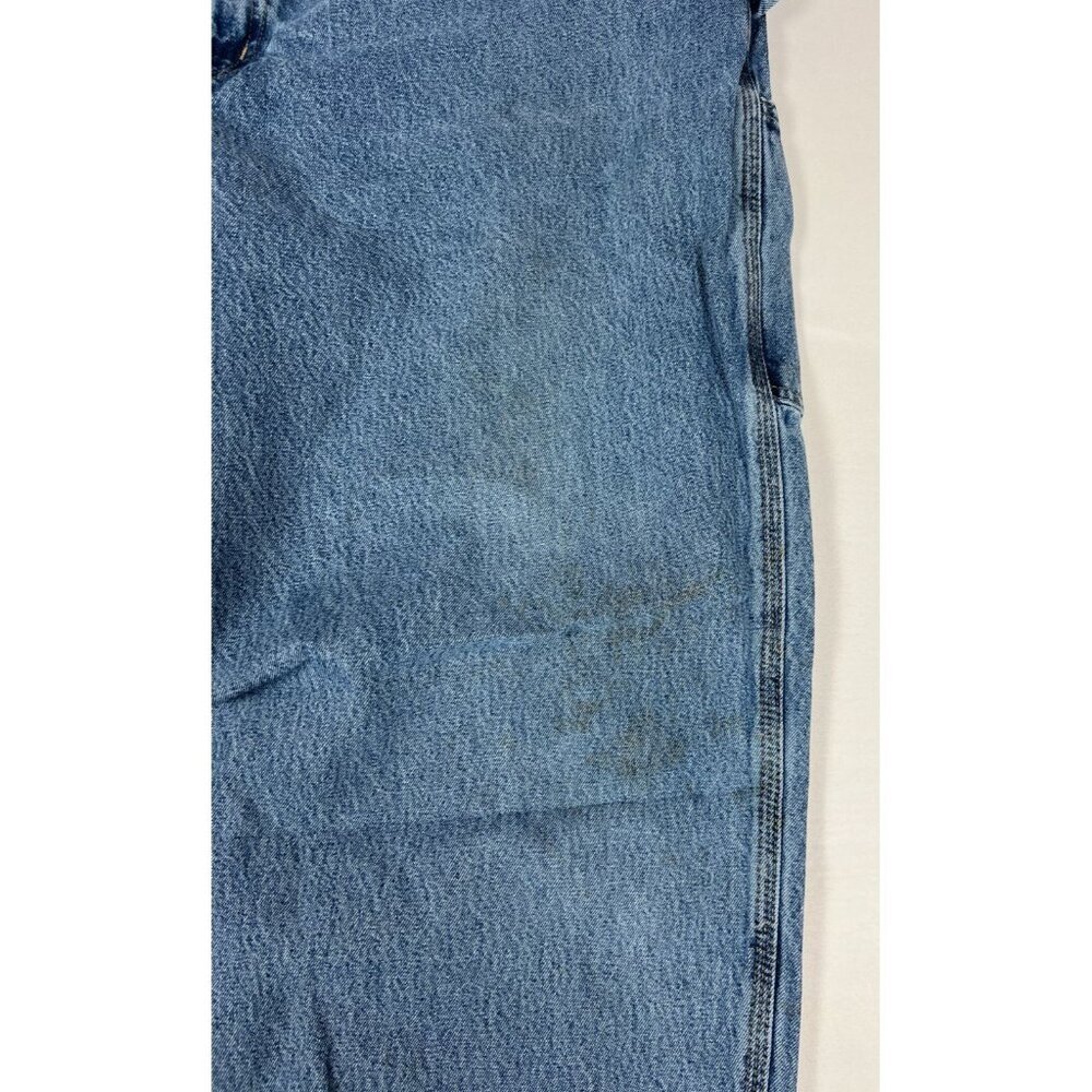 Carhartt Men 40X34 B13-DPS Relaxed Fit Dungaree Jeans Blue Cotton Denim - Picture 8 of 8